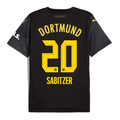 Pánský Fotbalový dres Borussia Dortmund Marcel Sabitzer #20 2024-25 Venkovní Krátký Rukáv